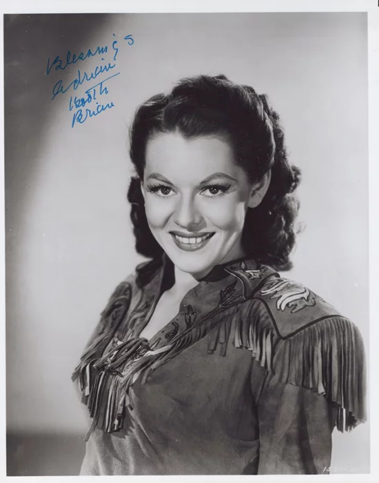 Adrian Booth autograph
