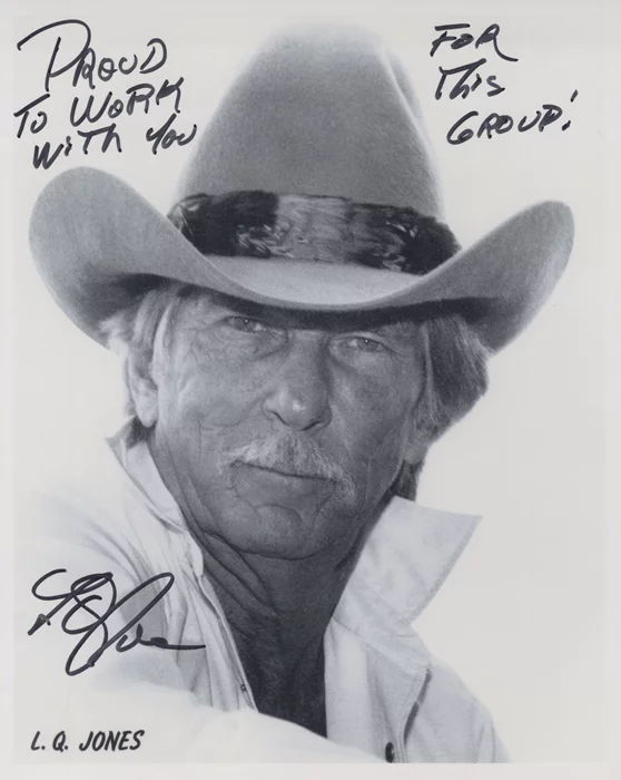 L.Q. Jones autograph