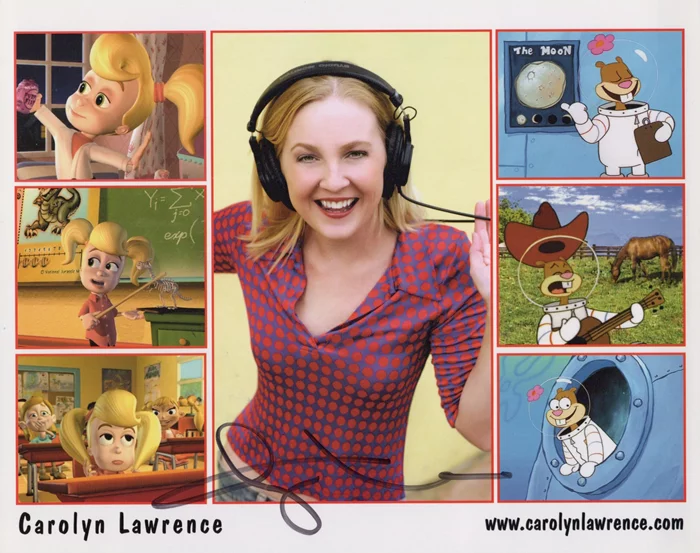 Carolyn Lawrence autograph