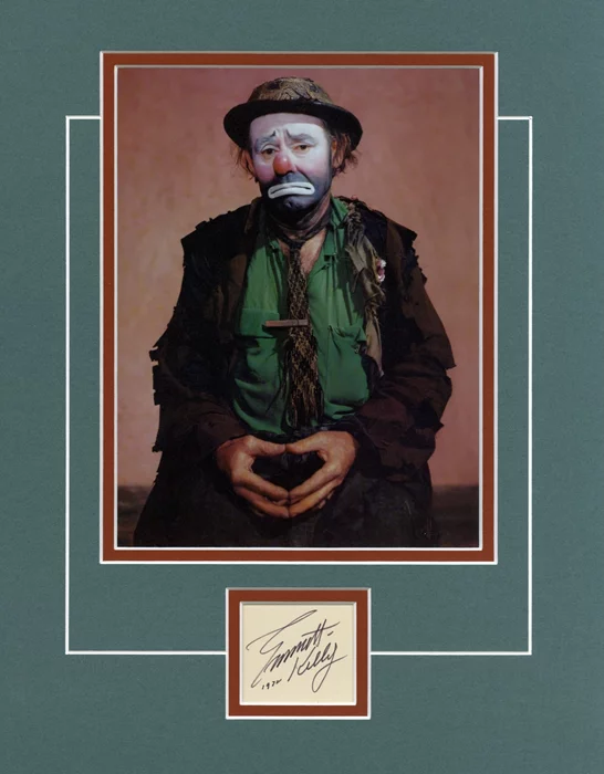 Emmett Kelly autograph