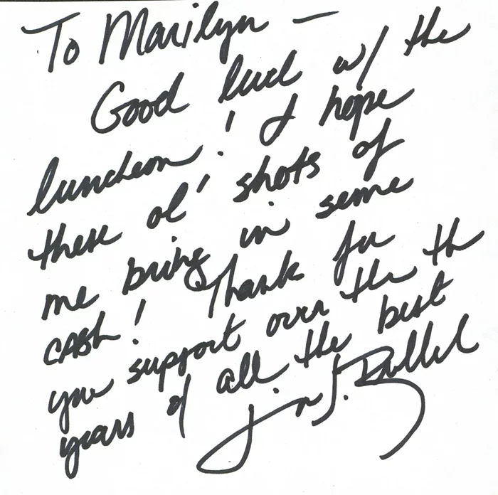 Jm J. Bullock autograph