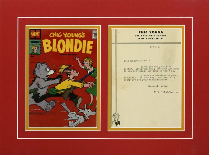 Chic Young autograph