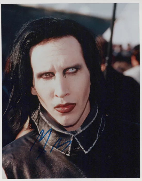 Marilyn Manson autograph