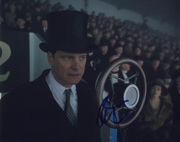 Colin Firth autograph