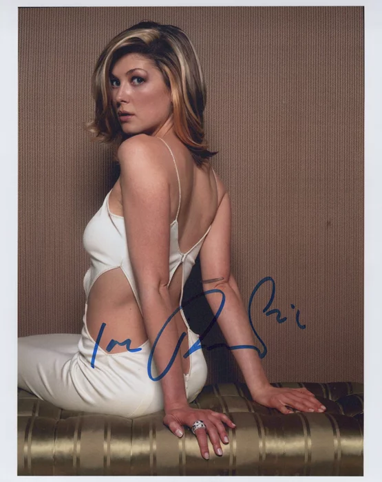 Rosamund Pike autograph