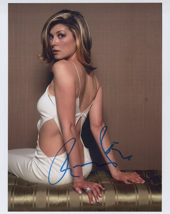 Rosamund Pike autograph