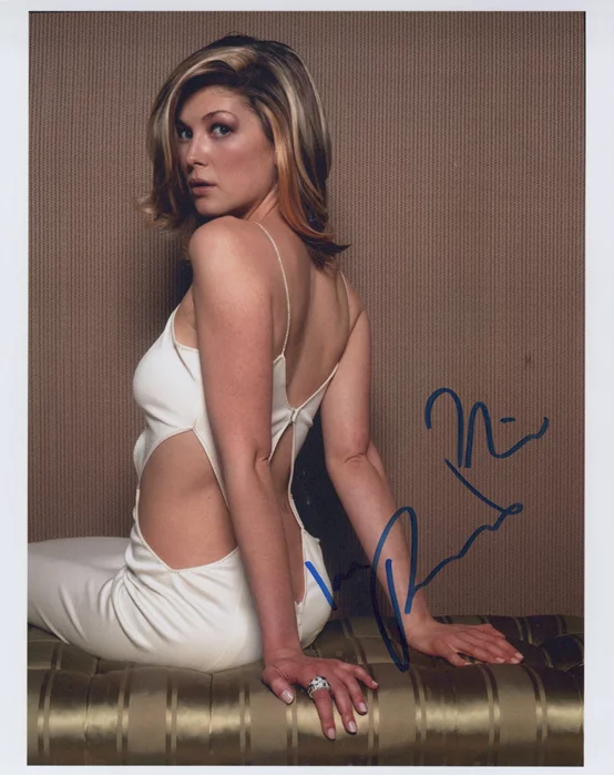 Rosamund Pike autograph