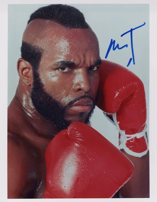 Mr. T autograph