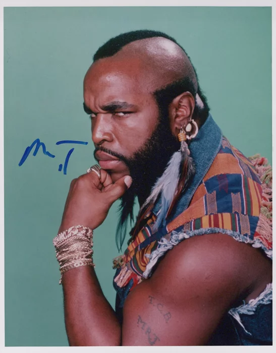 Mr. T autograph