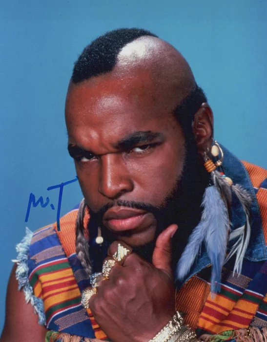Mr. T autograph