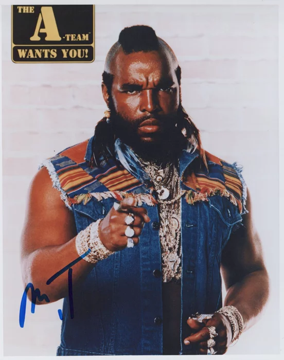 Mr. T autograph