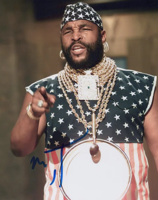 Mr. T autograph