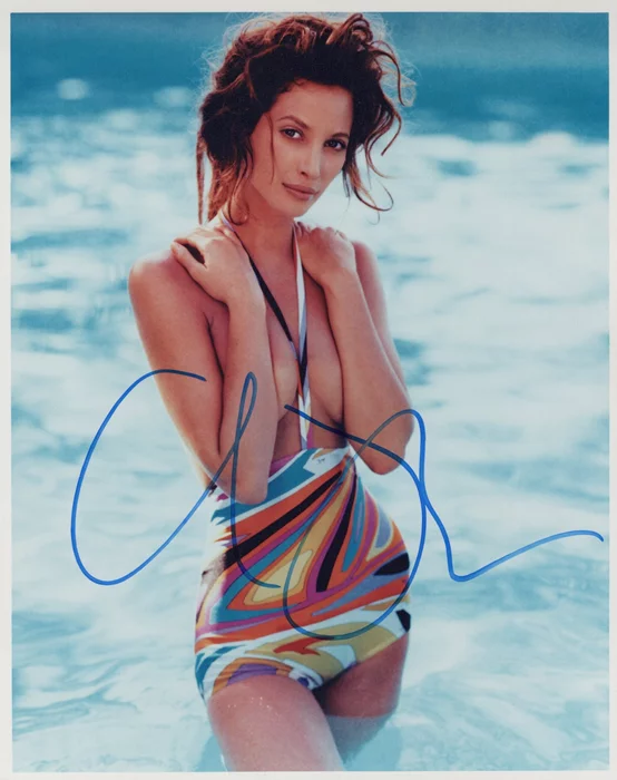 Christy Turlington autograph