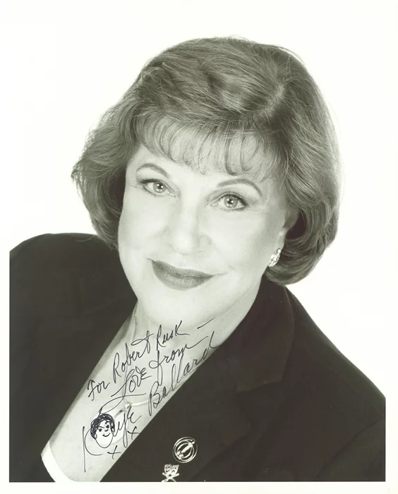 Kaye Ballard autograph