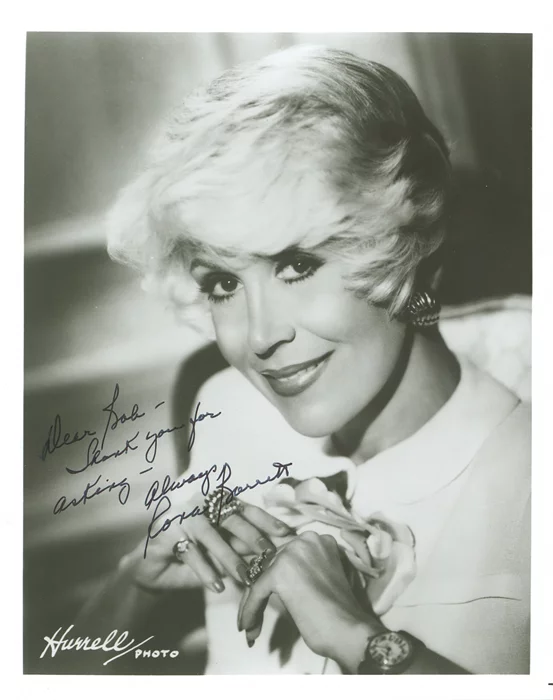 Rona Barrett autograph