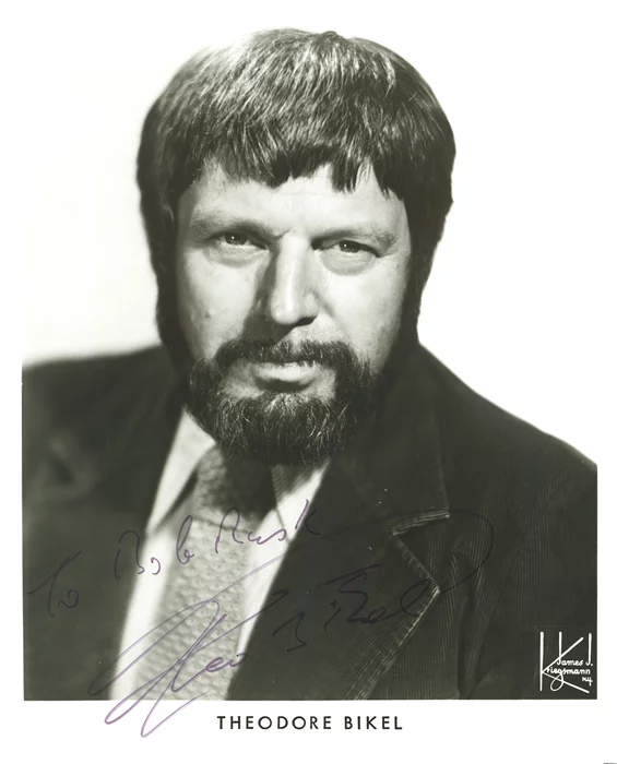 Theodore Bikel autograph