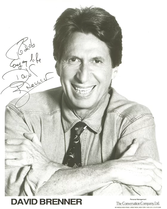 David Brenner autograph