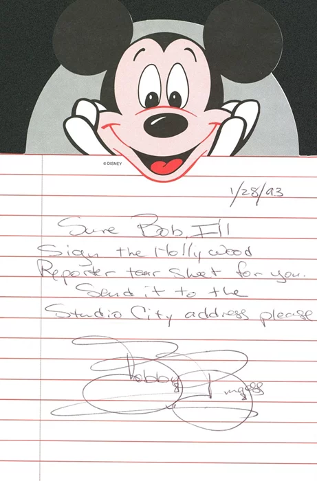 Bobby Burgess autograph