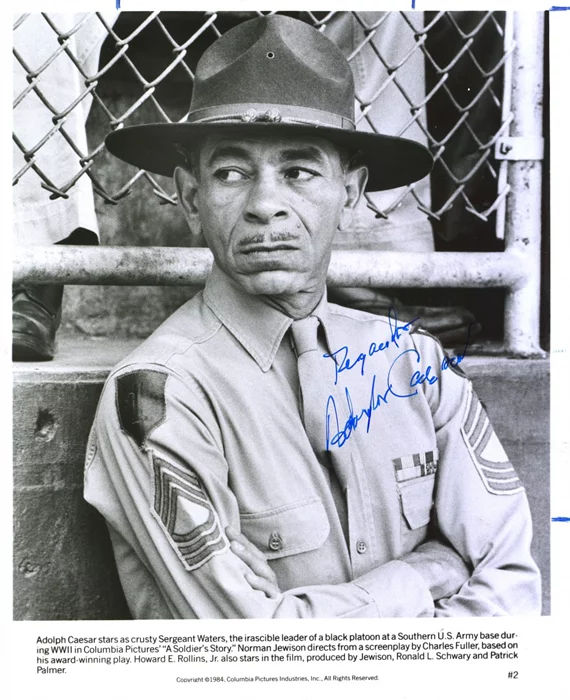 Adolph Caesar autograph
