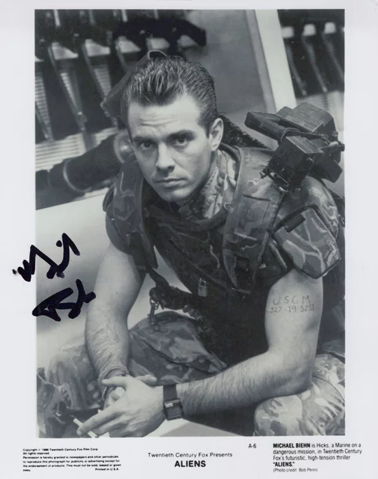 Michael Biehn autograph