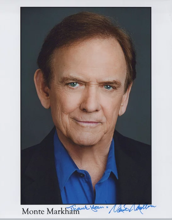 Monte Markham autograph