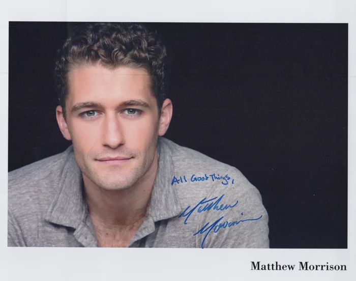 Matthew Morrison autograph