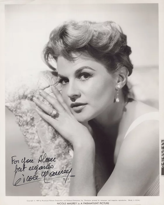 Nicole Maurey autograph