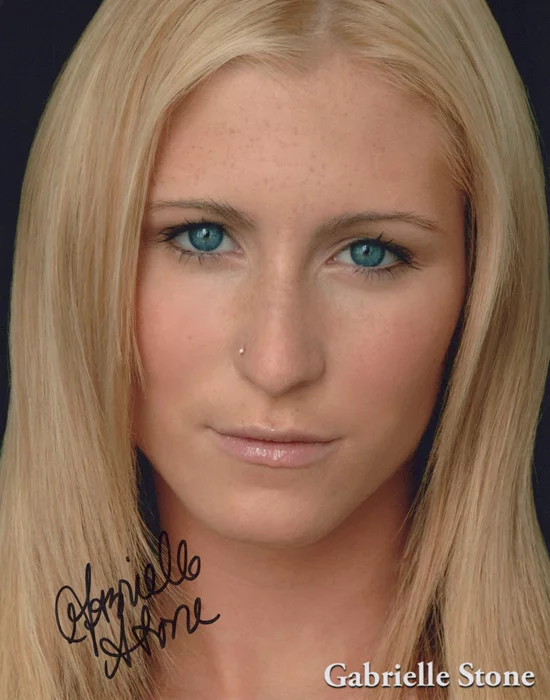 Gabrielle Stone autograph