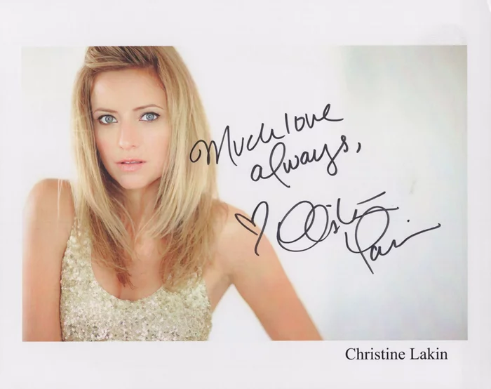 Christine Lakin autograph