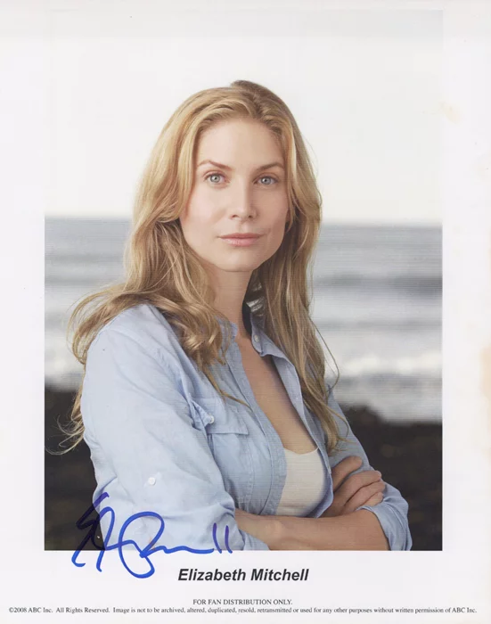Elizabeth Mitchell autograph