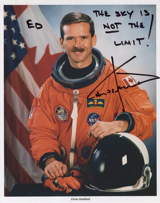 Chris Hadfield autograph