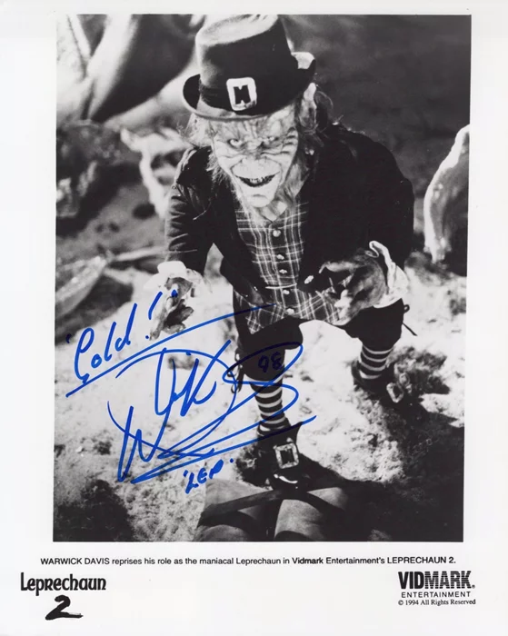 Warwick Davis autograph