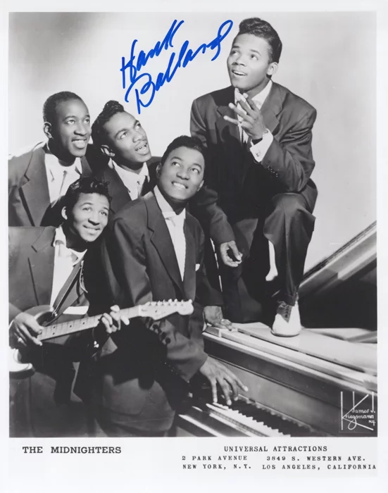 Hank Ballard autograph