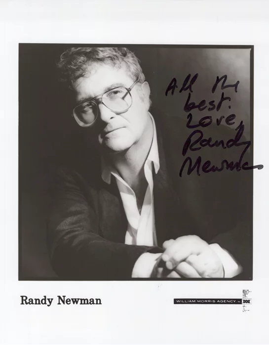 Randy Newman autograph