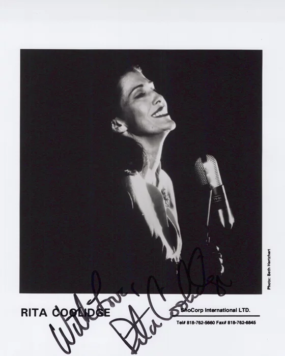 Rita Coolidge autograph