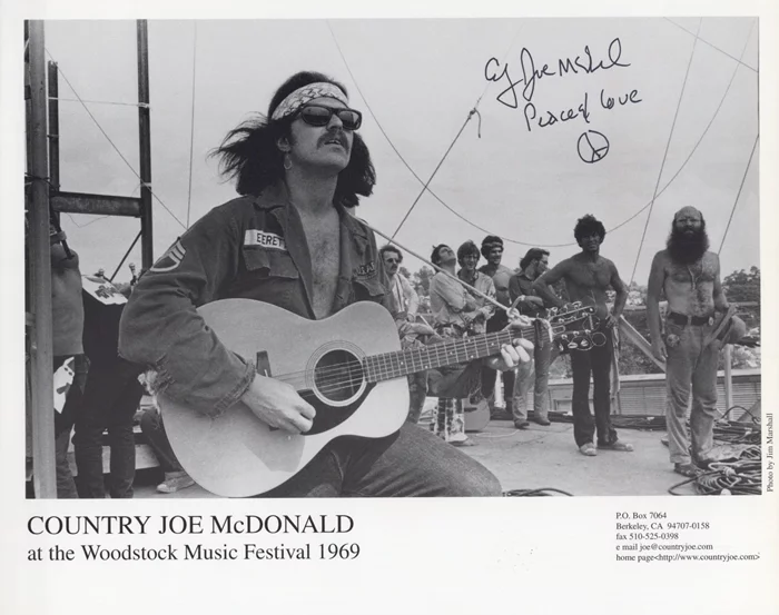 Country Joe McDonald autograph