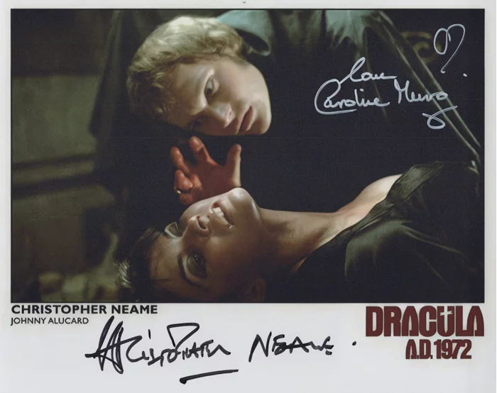 Dracula A.D. 1972  autograph