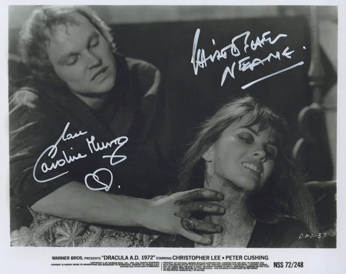 Dracula A.D. 1972  autograph