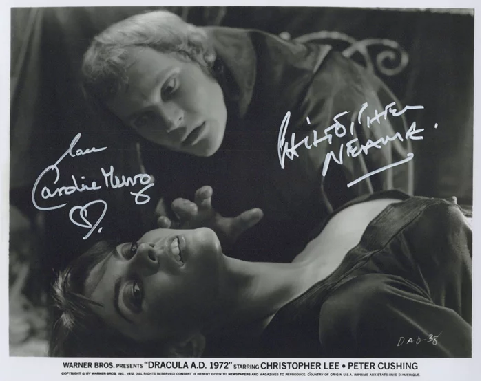 Dracula A.D. 1972  autograph