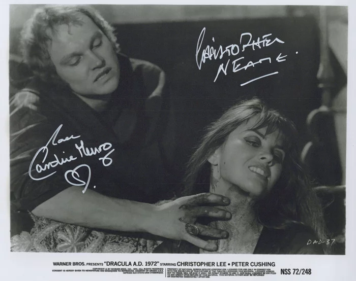 Dracula A.D. 1972  autograph