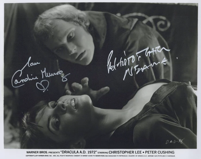 Dracula A.D. 1972  autograph