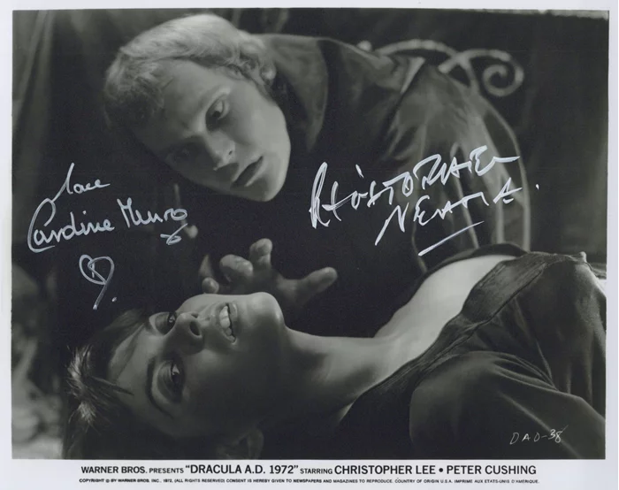 Dracula A.D. 1972  autograph