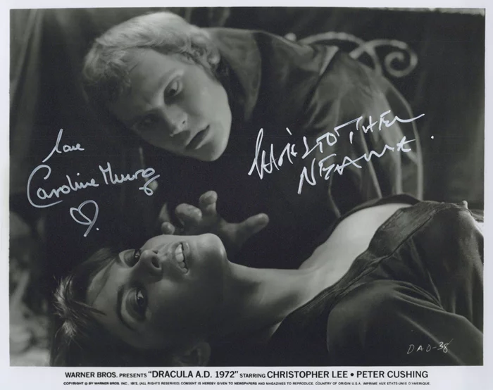 Dracula A.D. 1972  autograph