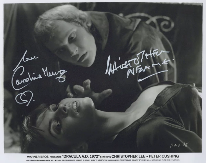 Dracula A.D. 1972  autograph