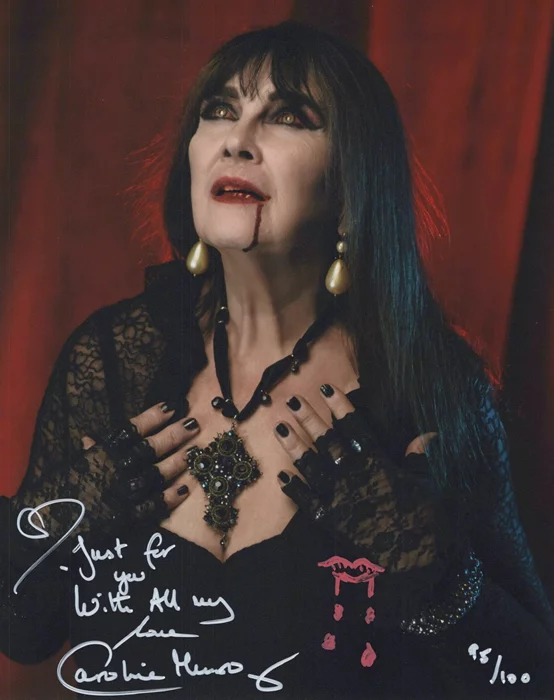 Caroline Munro autograph