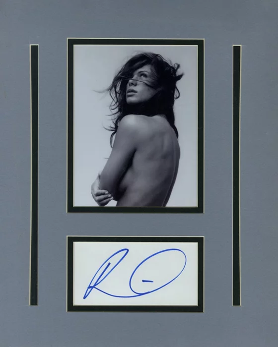 Rhona Mitra autograph