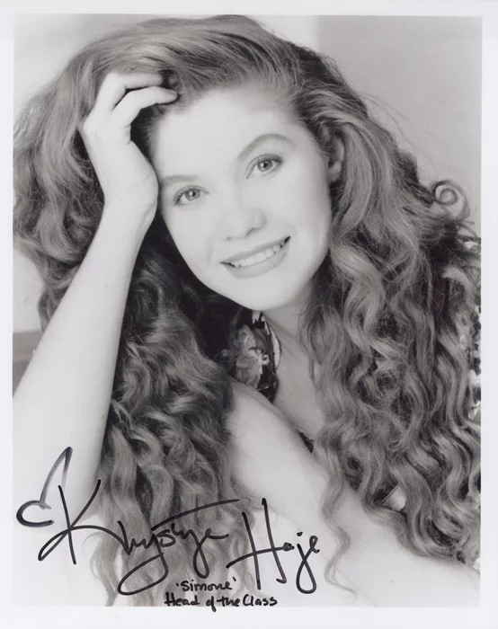 Khrystyne Haje autograph