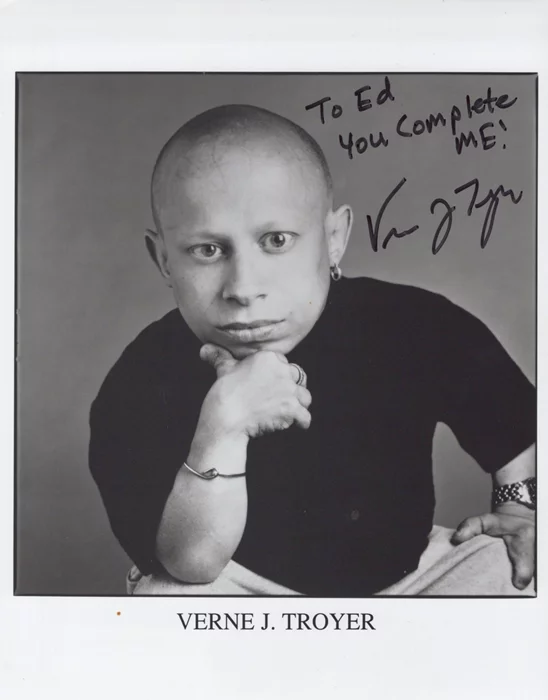 Verne Troyer autograph