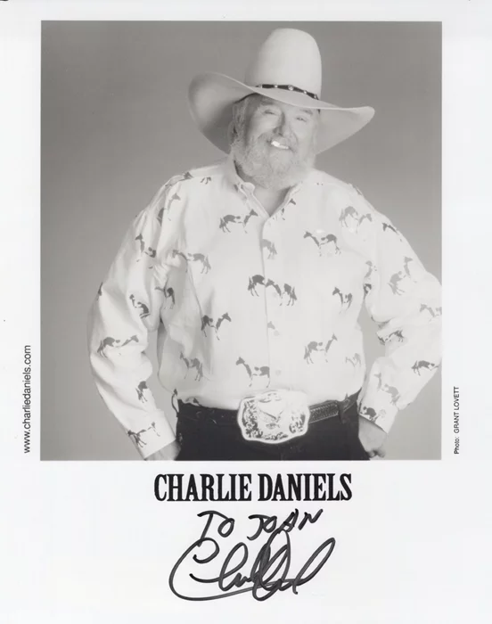 Charlie Daniels autograph