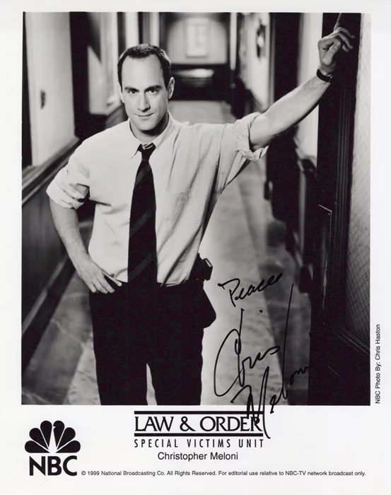 Christopher Meloni autograph